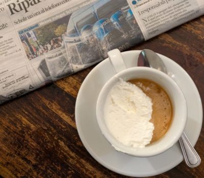 abrate caffè con panna